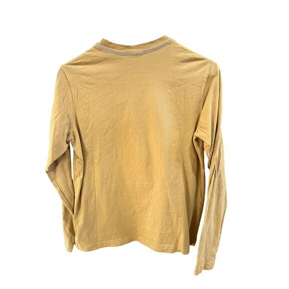 Hanna Andersson Shirt Car Applique Long Sleeve Yellow 100% Cotton Size 150cm 12Y - Picture 2 of 6